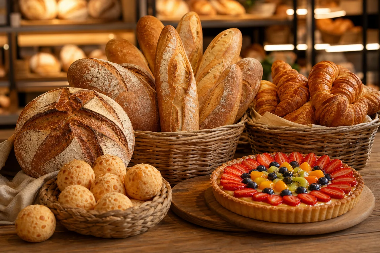 Canasta de panadería artesanal