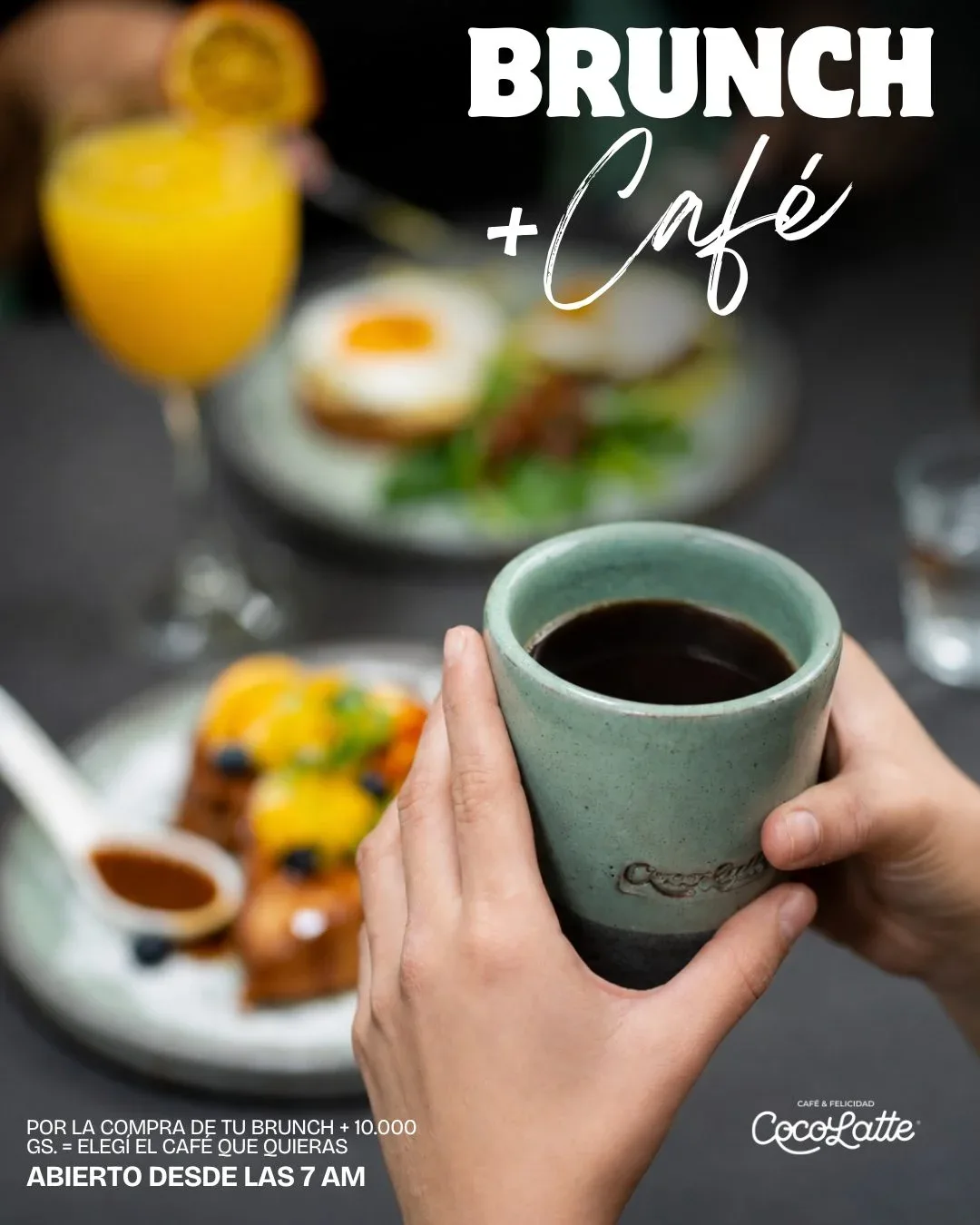 Brunch + café