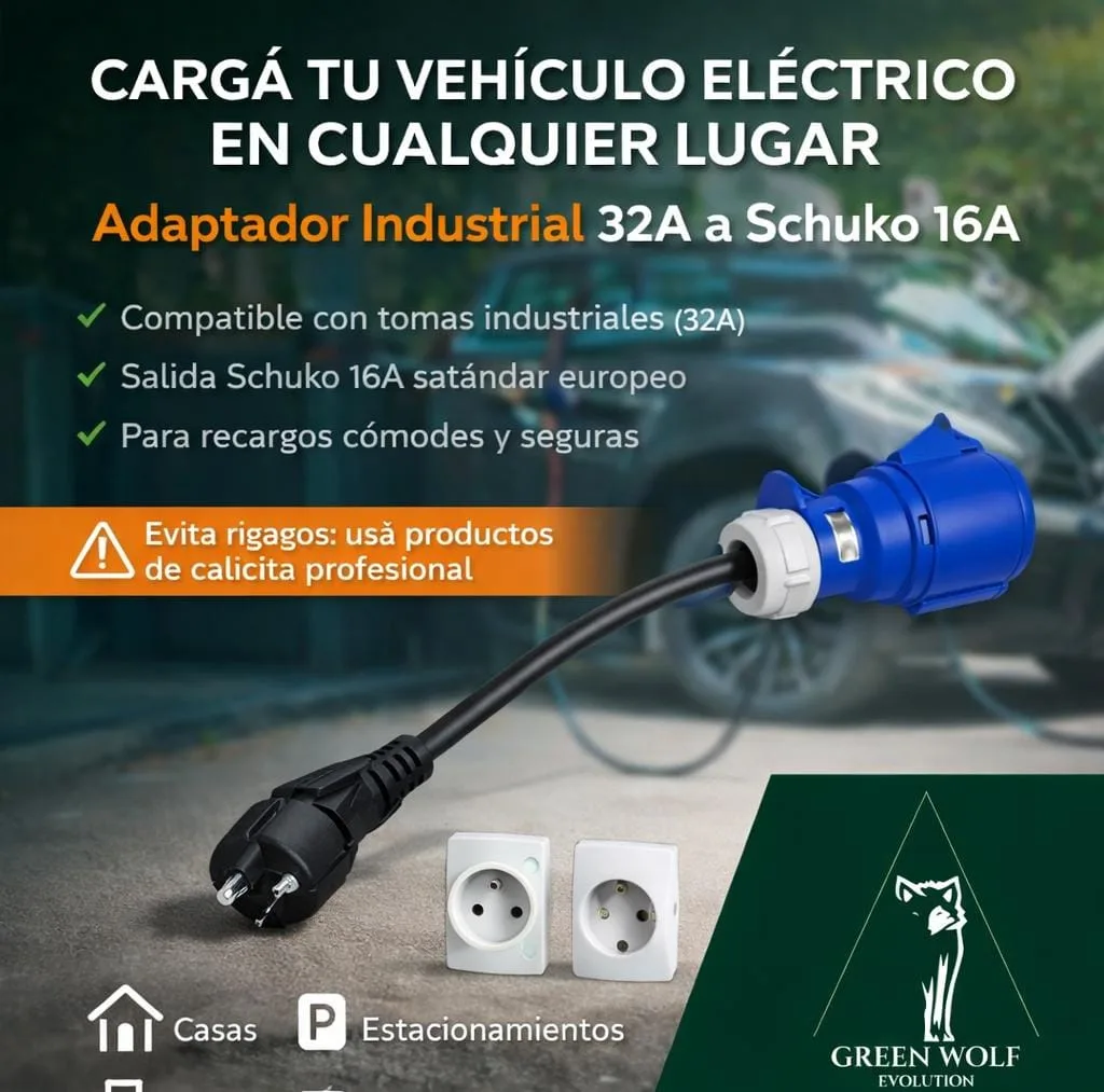 Conector Cee industrial a Shuko