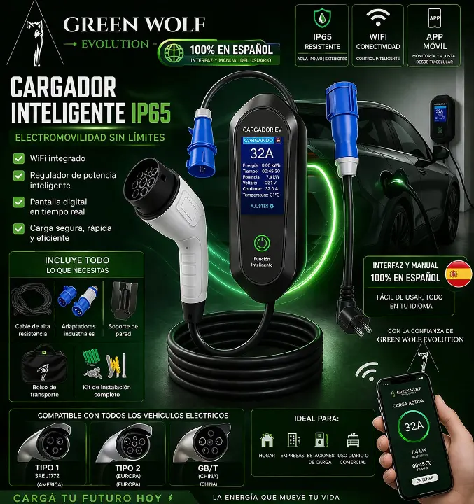 Cargador portátil en español