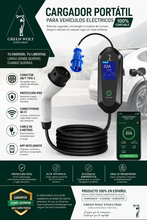 Cargador portátil en español