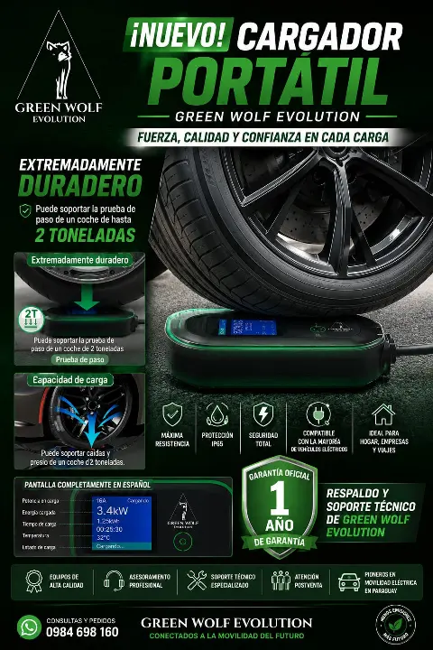 Cargador portátil español