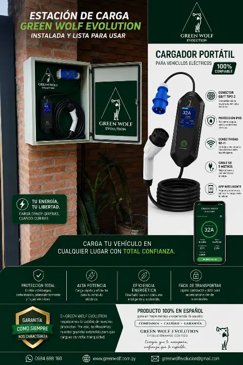 Cargador portátil español