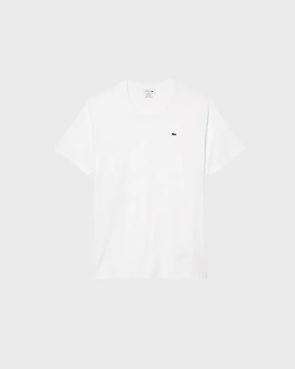 Remera Cuello Redondo Lacoste Blanca