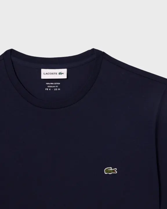 Remera Cuello Redondo Lacoste Azul Marino