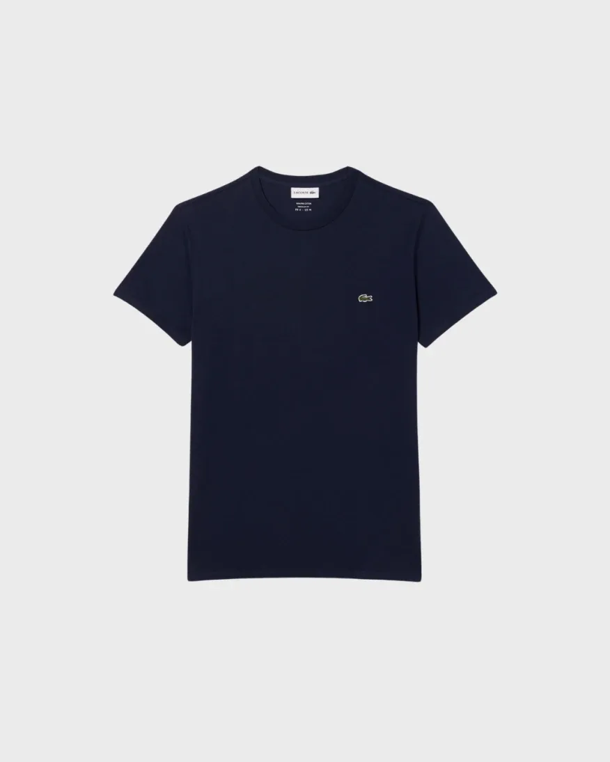 Remera Cuello Redondo Lacoste Azul Marino