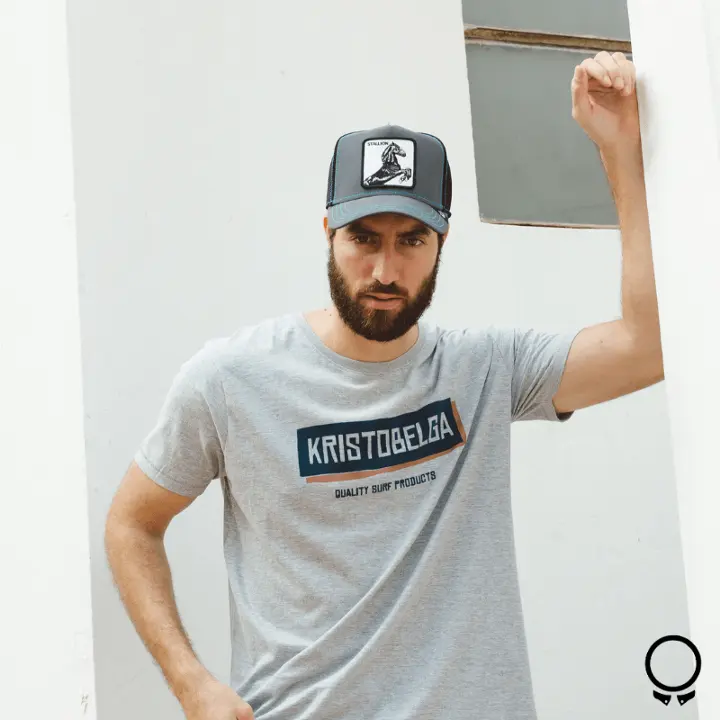 Remera Kristobelga Gus Grey Melange