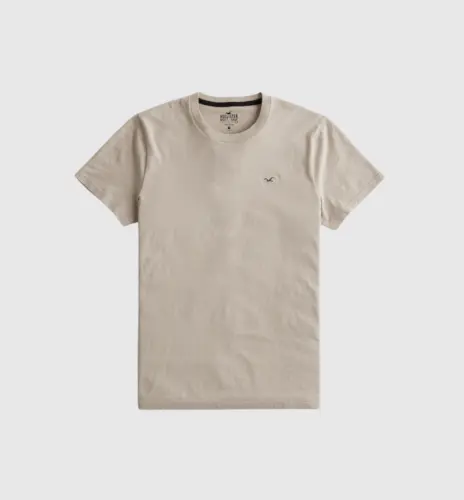 Remera Hollister Regular Fit Beige