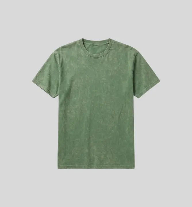 Remera Abercrombie Oversize Tie Dye Verde