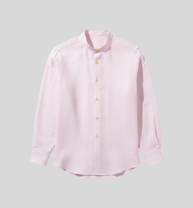 Camisa Liberato Basics Mao Mangas Largas Rosada Fantasia