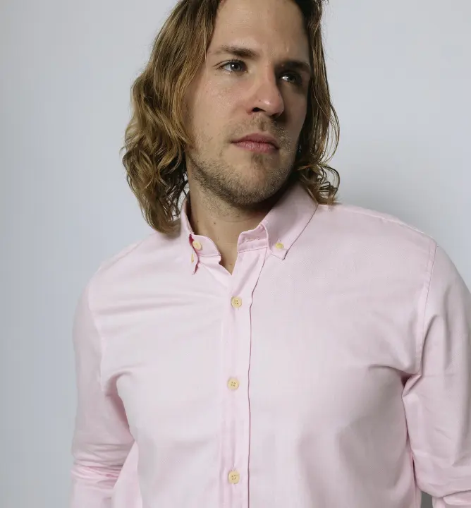 Camisa Liberato Mangas Largas Rosada