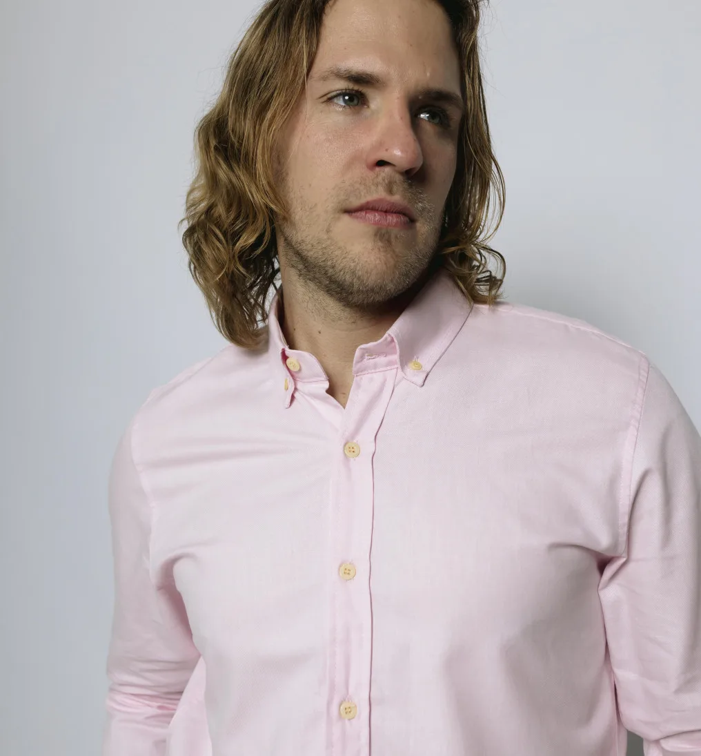 Camisa Liberato Mangas Largas Rosada