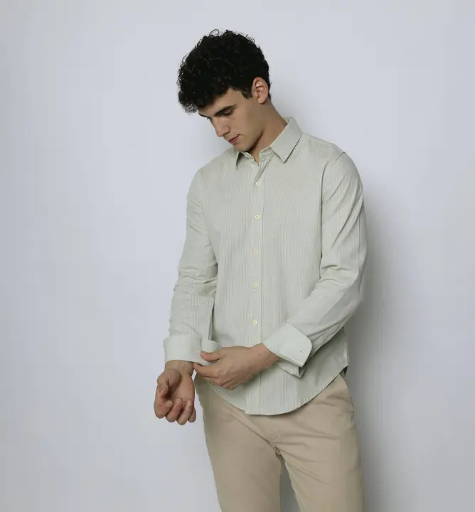 Camisa Liberato Basics Mangas Largas Verde