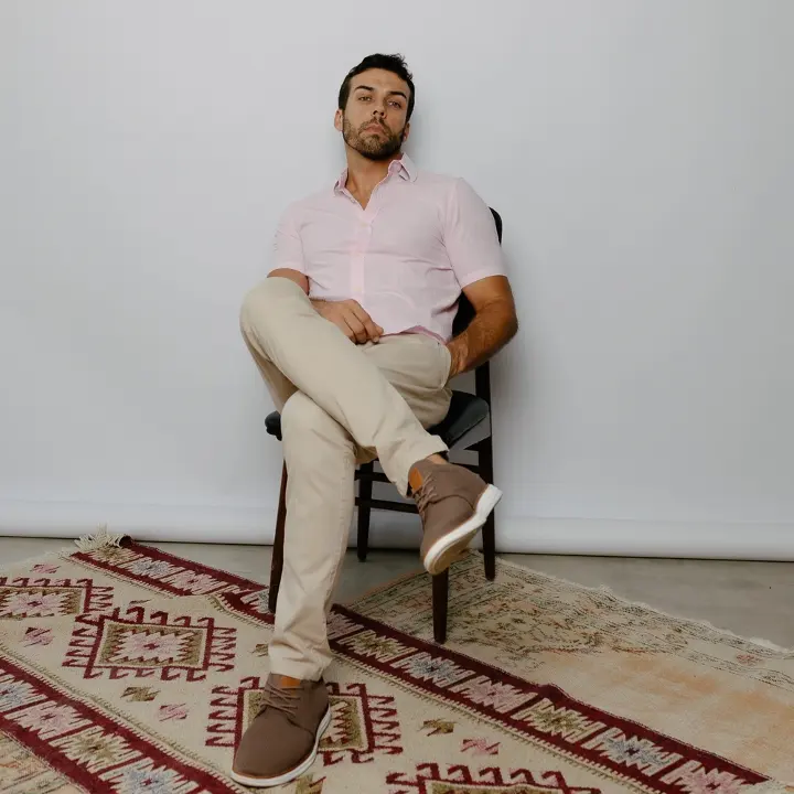 Camisa Liberato Basics Mangas Cortas Rosada