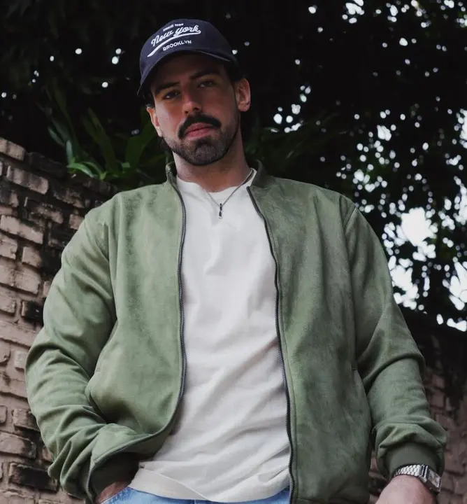 Bomber Jacket Liberato Basics Gamuza Verde
