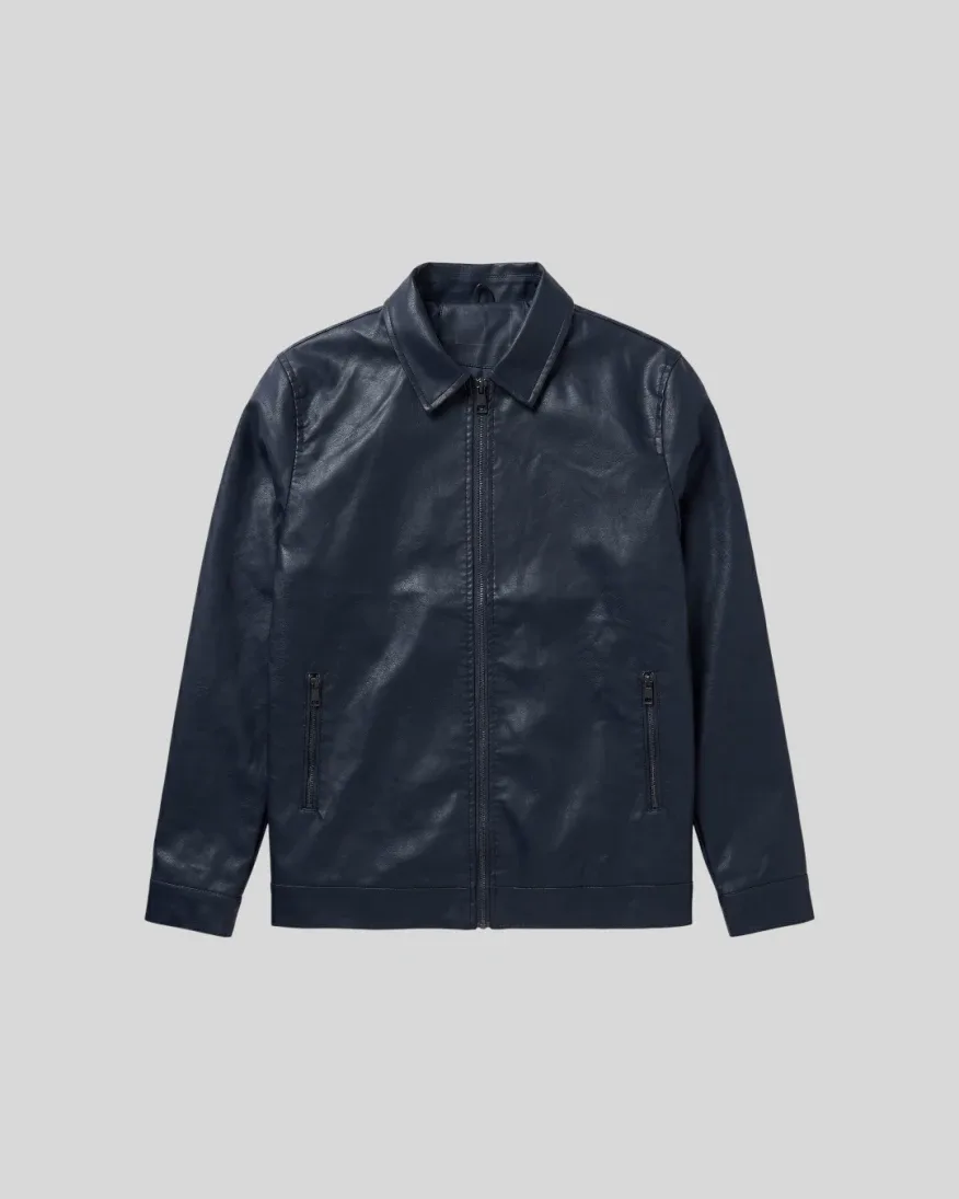 Campera Liberato Eco Cuero Negro