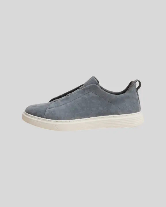 Zapato Liberato De Gamuza Celeste