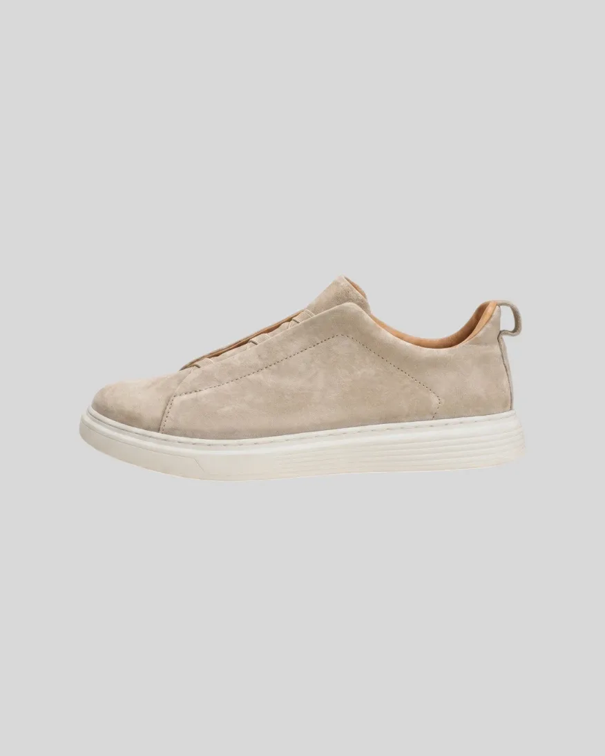 Zapato Liberato De Gamuza Beige