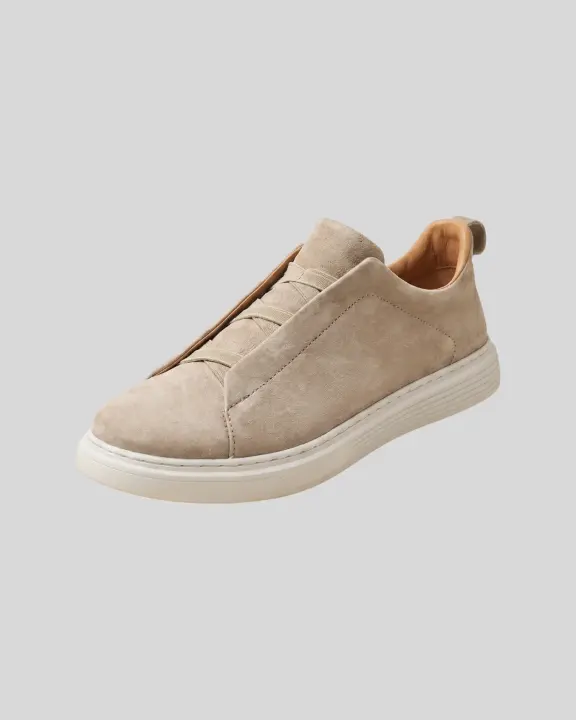 Zapato Liberato De Gamuza Beige
