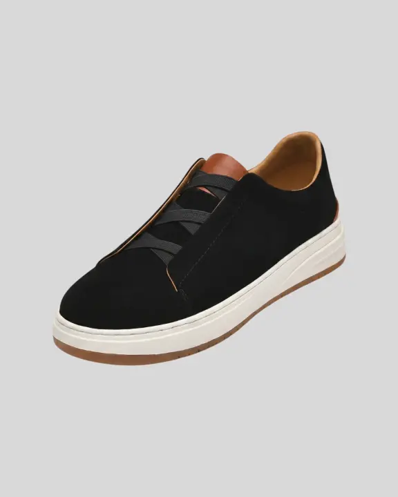 Zapato Liberato De Gamuza Negra