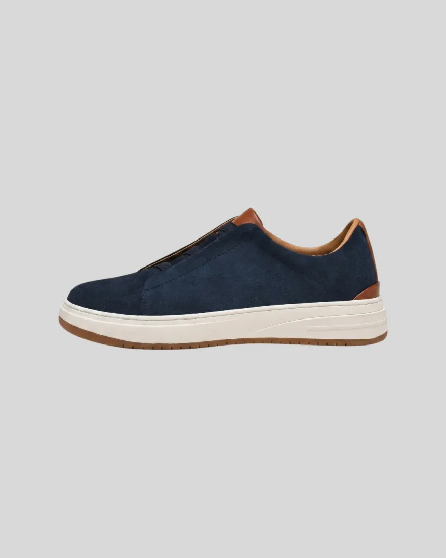 Zapato Liberato De Gamuza Azul