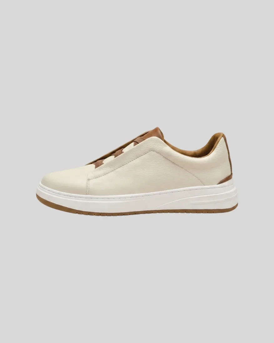 Zapato Liberato De Cuero Beige