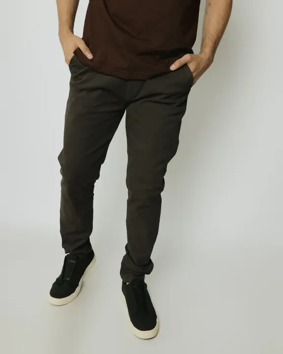Pantalon Con Goma Liberato Charcoal