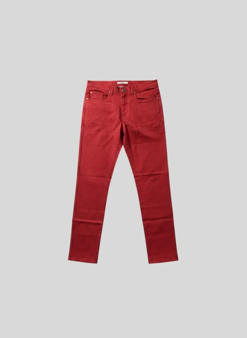 Pantalon Chino Perry Ellis Slim Fit Rojo