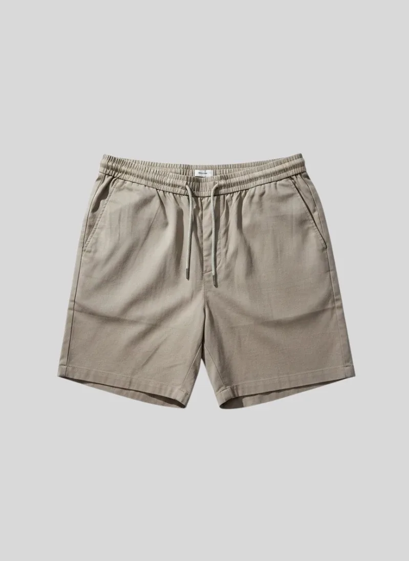 Bermuda Liberato Con Goma De Lino Verde Musgo