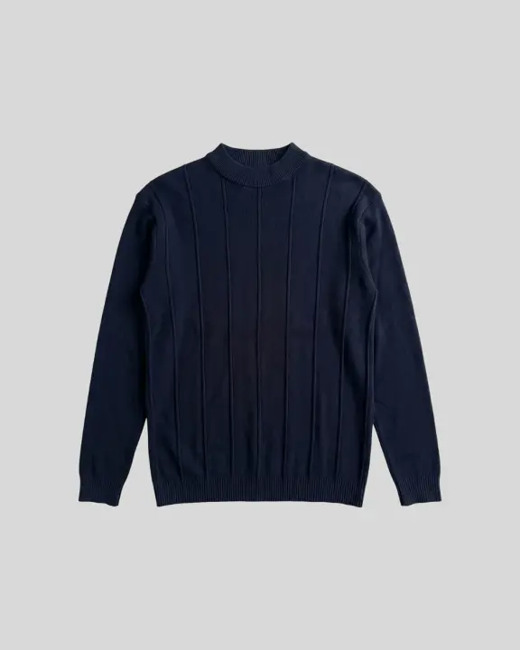 Sweater Liberato Cuello Redondo Negro