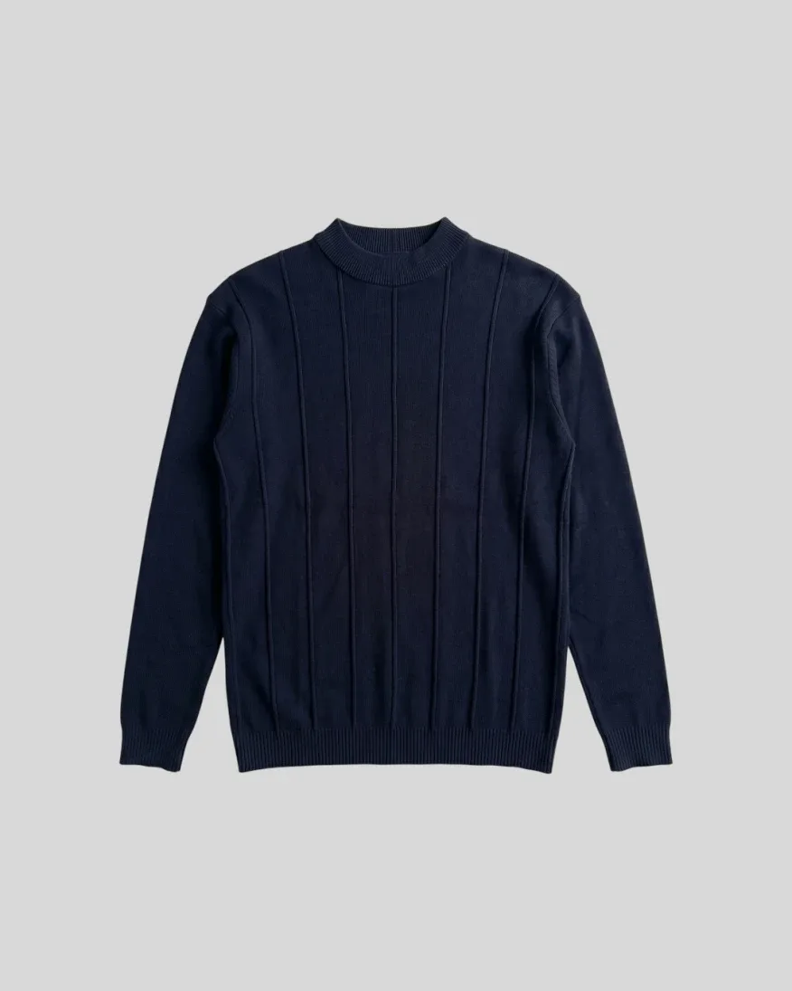 Sweater Liberato Cuello Redondo Negro