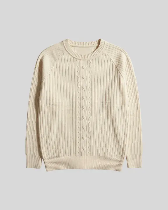Sweater Liberato Cuello Redondo Beige