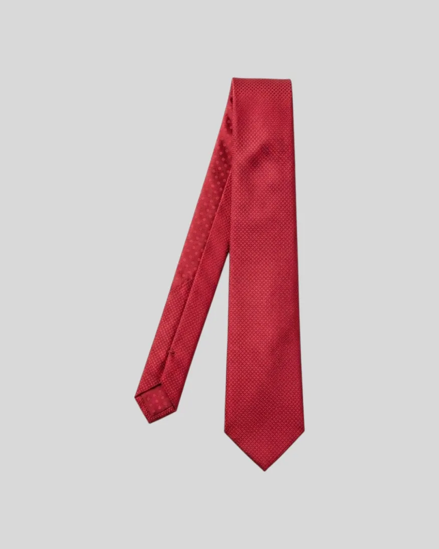 Corbata Perry Ellis Roja Patrones