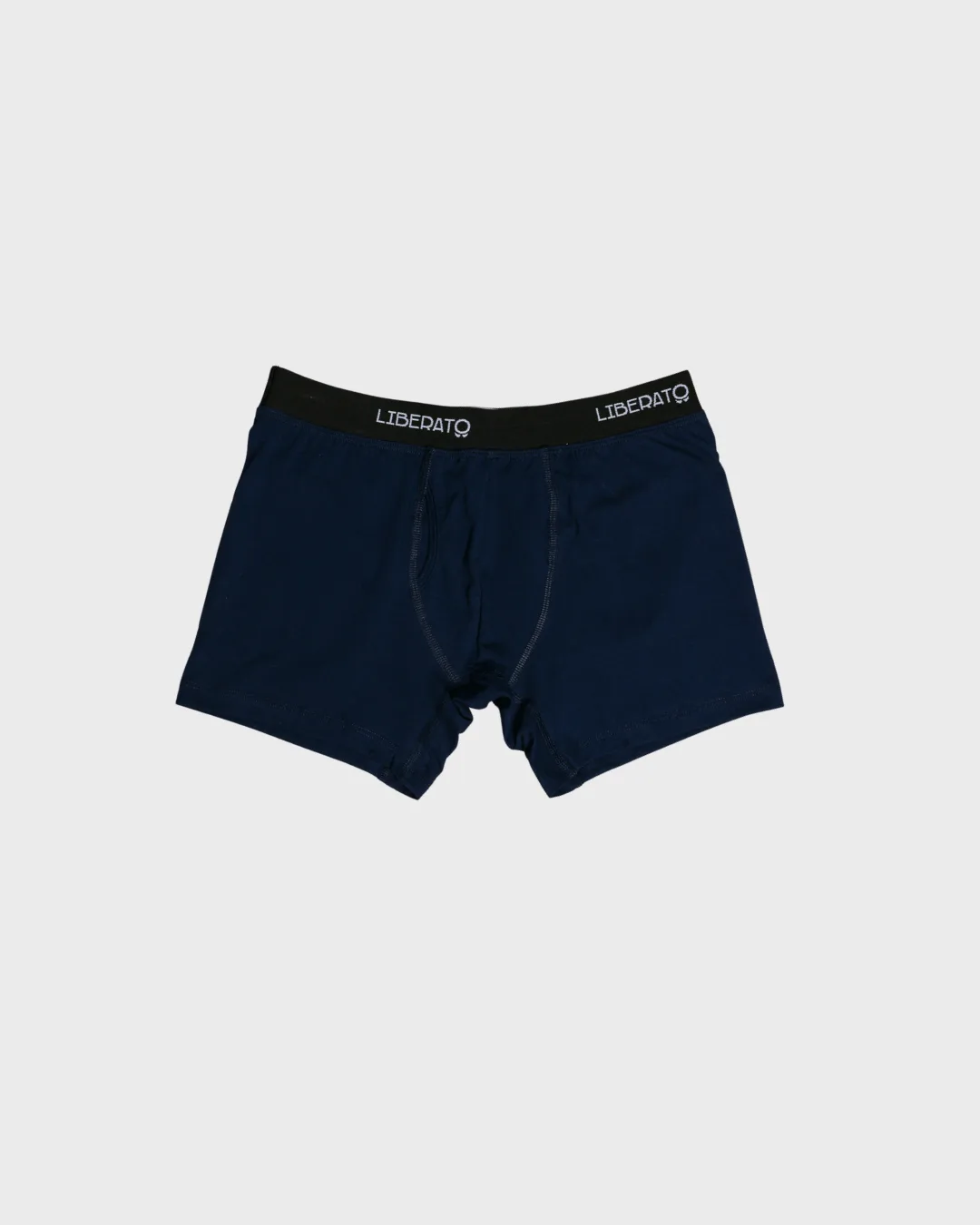 Boxer Liberato Basics Goma Negra  Azul Marino