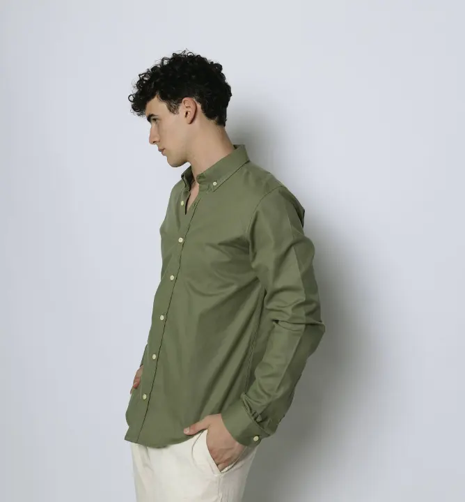 Camisa Liberato Mangas Largas Verde