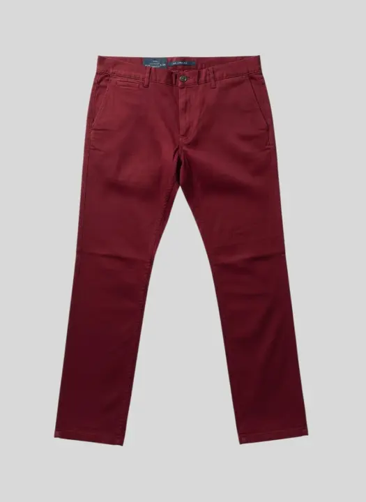 Pantalon Perry Ellis Bordo