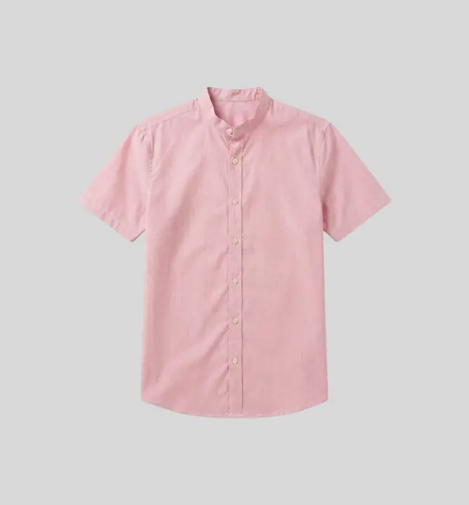 Camisa Liberato Basics Mao Mangas Cortas Rayitas Rojas