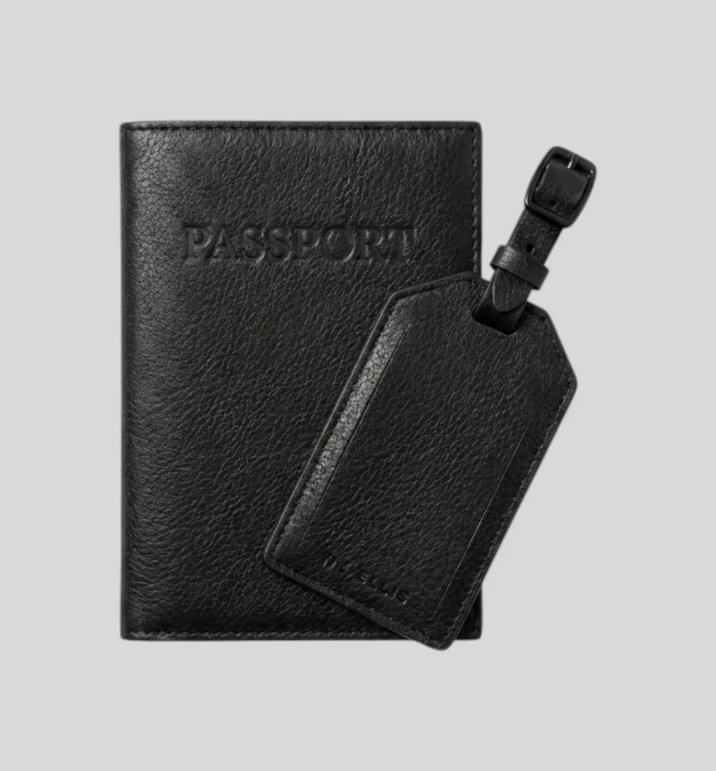 Porta Pasaporte Perry Ellis Negro