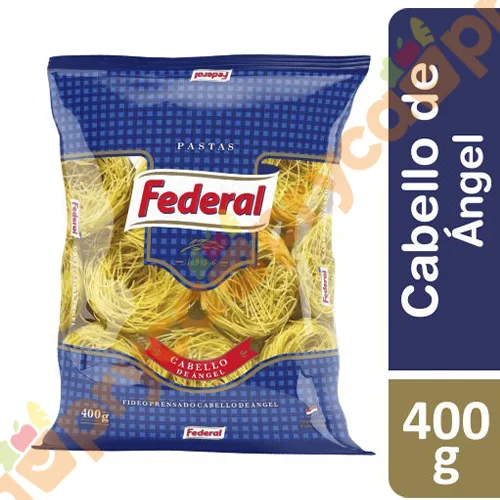 FIDEO FEDERAL 400GR.NIDO CABELLO DE ANGEL