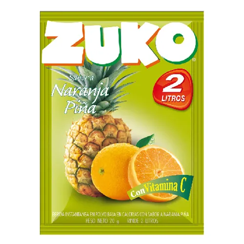JUGO EN POLVO ZUKO NARANJA DULCE 2LTS.
