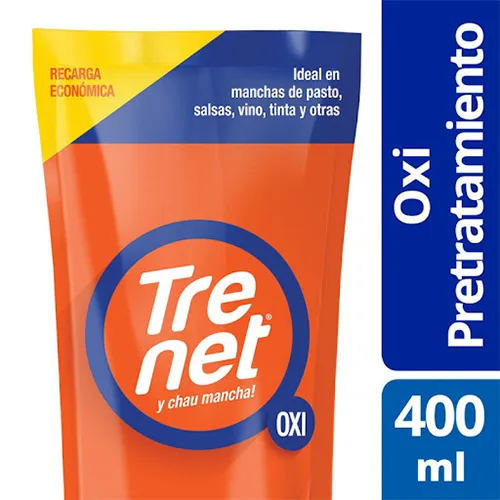 LAVANDINA TRE NET OXI EF.ESPUMA DP X 400ML