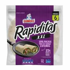 BIMBO RAPIDITAS XXL 420 GR X 6 UN