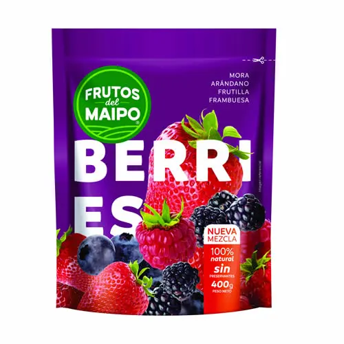 MIX DE BERRIES CONG FRUT. DEL MAIPO X 400 GR