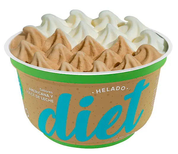 COPA HELADA DIET AMANDAU AMER/D.D.LECHE 100 GR