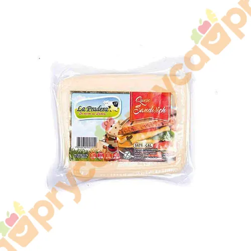 QUESO SANDWICH ENV. LA PRADERA 200 GR X UN