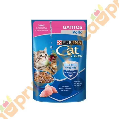 COMIDA P/GATO CAT CHOW POLLO 85GR.HUMEDOS