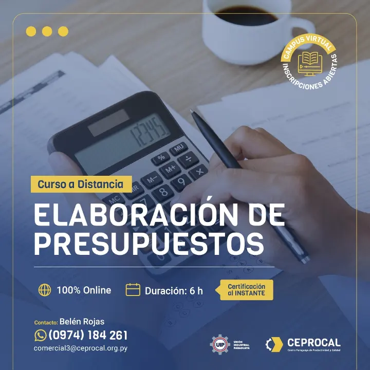 Elaboración de presupuestos