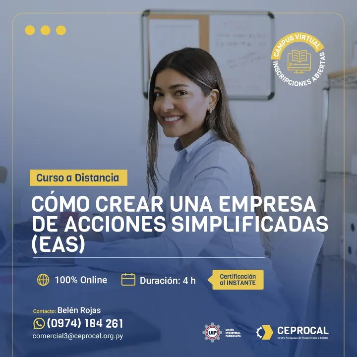 Cómo abrir una Empresa por Acciones Simplificadas (EAS)