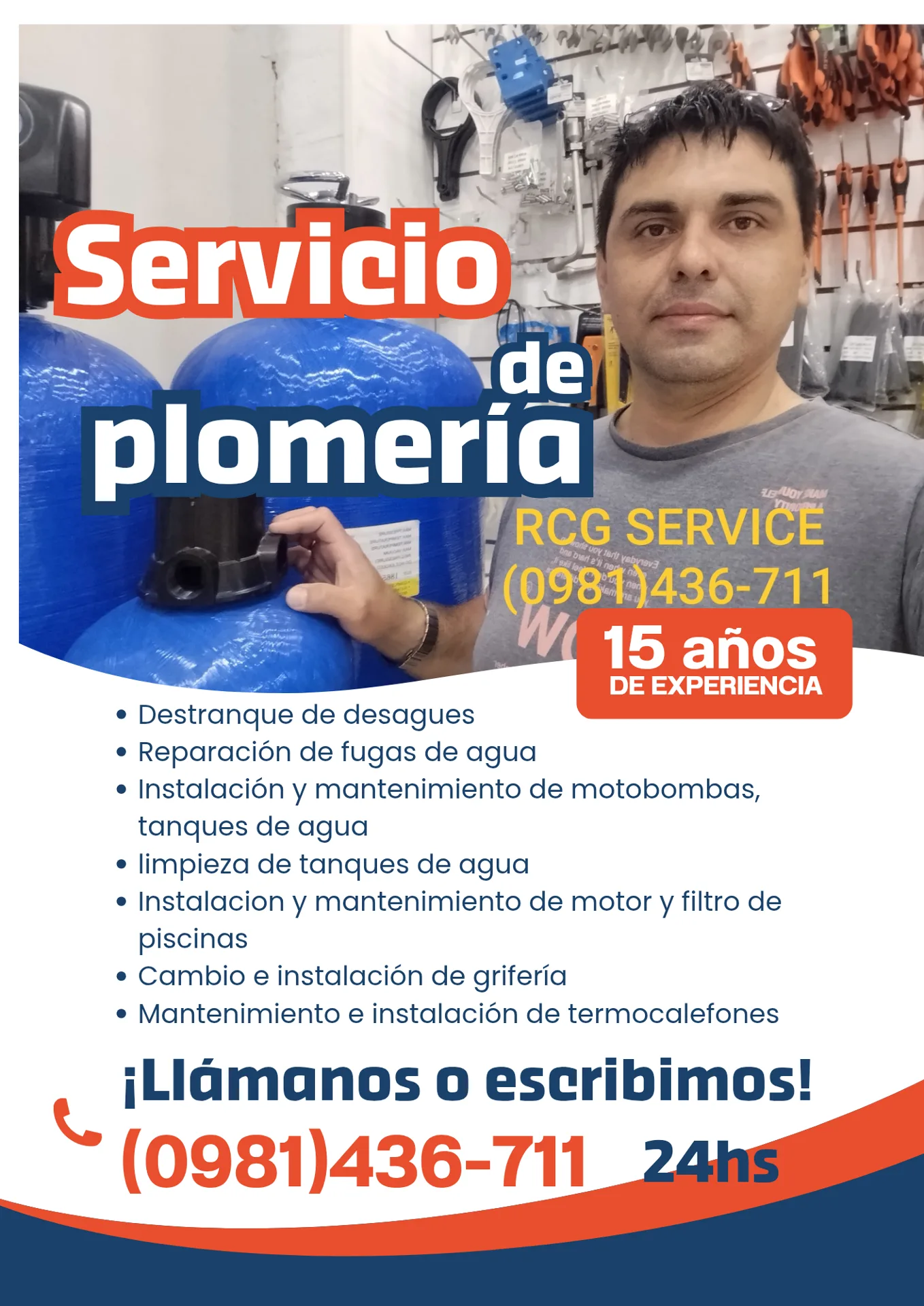 Plomero especialista en reparaciones tanto reparaciones pequeñas o grandes